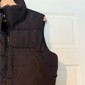 Shop Stevie Black Puffer Vest